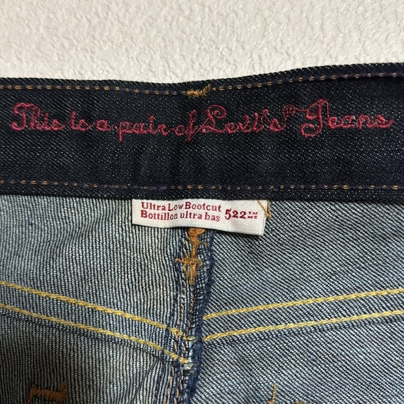 Levi’s Original 522 Ultra Low Bootcut Jean - Picture 5 of 16